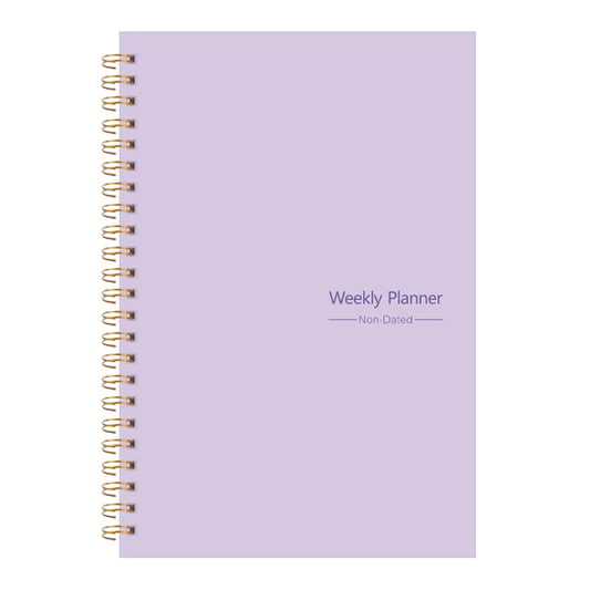 Undated Weekly Planner with Habit Tracker