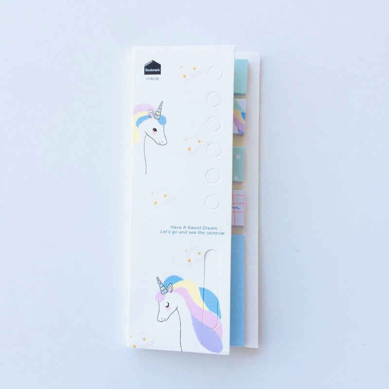 4 and 1 Unicorn Memo Pad and Sticky Notes