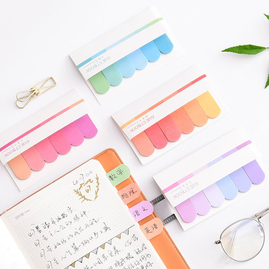 Rainbow Colored Sticky Note Tabs (4 sets)