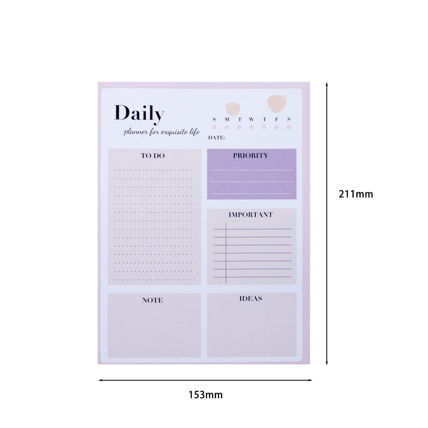 Morandi Daily Agenda Planner- 2 designs to choose from!