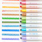 12pcs Magic color highlighter pen set Dual-side fluorescent erasable marker